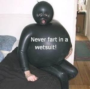 Never Fart in a Wetsuit