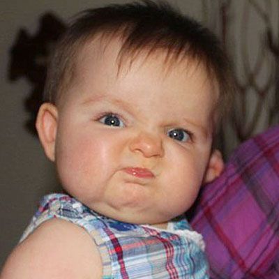 Funny Angry Baby pic