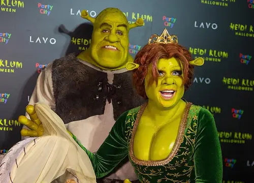 Shrek and Fiona Funny Halloween Costumes Idea