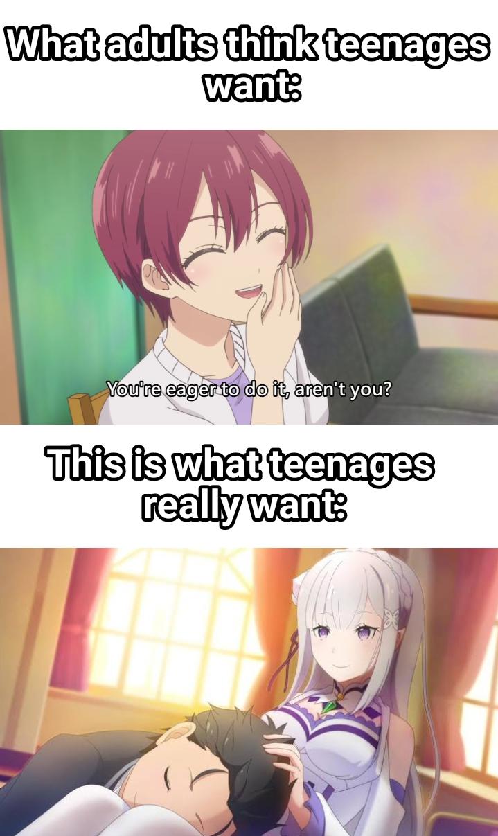 Relatable anime memes